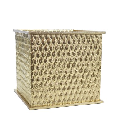 Χριστουγεννιάτικη Γλάστρα Χρυσό 33x33x31cm