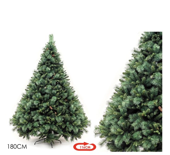 Χριστουγεννιάτικο Δέντρο Broad Peak PVC/PP/PE 180cm
