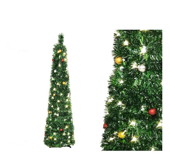 Χριστουγεννιάτικο Δέντρο Pop-Up Με 100 LED Πράσινο 155cm