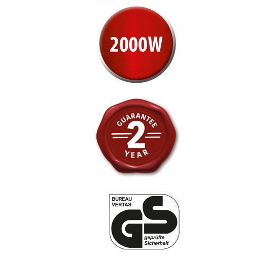 Αερόθερμο Με 2 Επιλογές Θερμοκρασίας Λευκό 2000W 22x13x27cm ALPINA