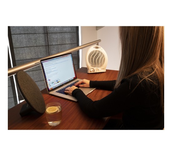 Αερόθερμο Με 2 Επιλογές Θερμοκρασίας Λευκό 2000W 22x13x27cm ALPINA