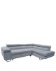 Καναπές Γωνιακός ArteLibre LUZANO Γκρι Ανοιχτό Ύφασμα/MDF 277x203x100cm