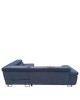 Καναπές Γωνιακός ArteLibre LUZANO Μαύρο Ύφασμα/MDF 277x203x100cm