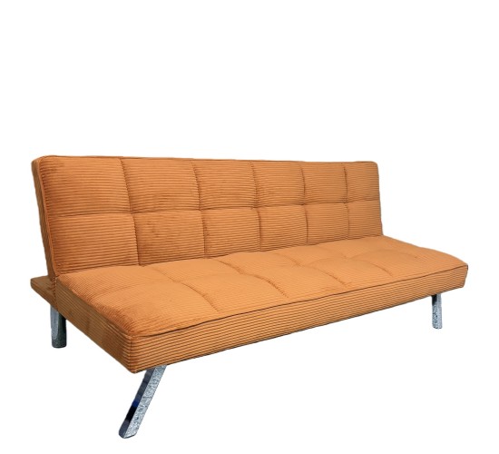 Καναπές Κρεβάτι ArteLibre ELVORE Κεχριμπάρι Ύφασμα/Ξύλο 190x83x74cm