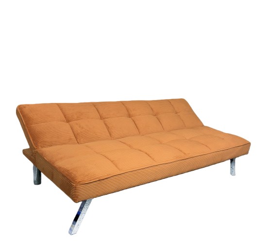 Καναπές Κρεβάτι ArteLibre ELVORE Κεχριμπάρι Ύφασμα/Ξύλο 190x83x74cm