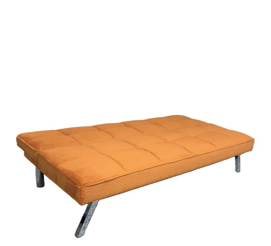 Καναπές Κρεβάτι ArteLibre ELVORE Κεχριμπάρι Ύφασμα/Ξύλο 190x83x74cm