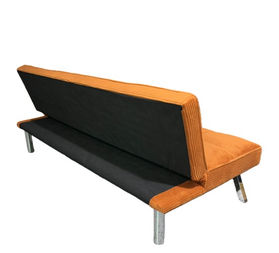 Καναπές Κρεβάτι ArteLibre ELVORE Κεχριμπάρι Ύφασμα/Ξύλο 190x83x74cm