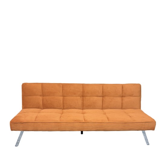 Καναπές Κρεβάτι ArteLibre ELVORE Κεχριμπάρι Ύφασμα/Ξύλο 190x83x74cm