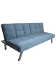 Καναπές Κρεβάτι ArteLibre ELVORE Μπλε Ύφασμα/Ξύλο 190x83x74cm