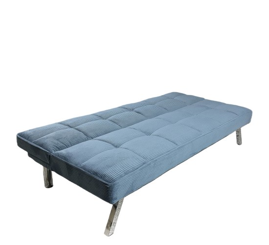 Καναπές Κρεβάτι ArteLibre ELVORE Μπλε Ύφασμα/Ξύλο 190x83x74cm