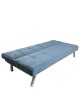Καναπές Κρεβάτι ArteLibre ELVORE Μπλε Ύφασμα/Ξύλο 190x83x74cm