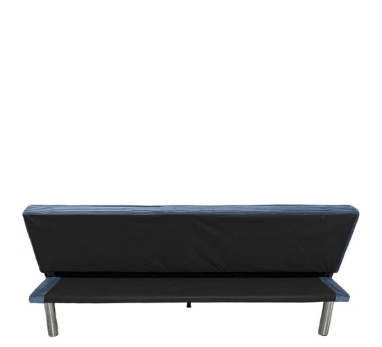 Καναπές Κρεβάτι ArteLibre ELVORE Μπλε Ύφασμα/Ξύλο 190x83x74cm