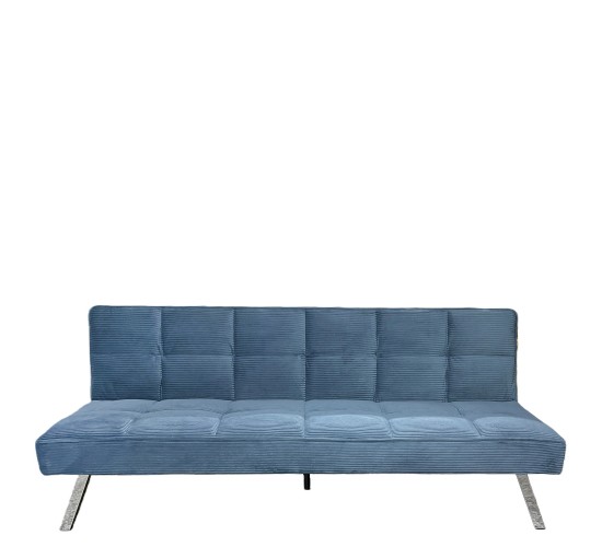 Καναπές Κρεβάτι ArteLibre ELVORE Μπλε Ύφασμα/Ξύλο 190x83x74cm