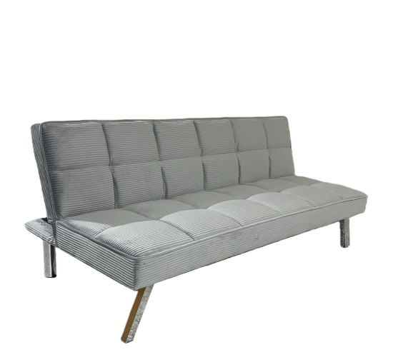 Καναπές Κρεβάτι ArteLibre ELVORE Γκρι Ύφασμα/Ξύλο 190x83x74cm