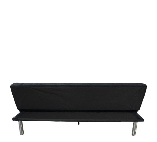 Καναπές Κρεβάτι ArteLibre ELVORE Μαύρο Ύφασμα/Ξύλο 190x83x74cm
