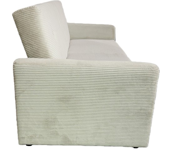 Καναπές Κρεβάτι ArteLibre VALMERO Μπεζ Ύφασμα/Ξύλο 216x85x85cm