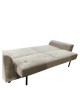 Καναπές Κρεβάτι ArteLibre VALMERO Μπεζ Ύφασμα/Ξύλο 216x85x85cm
