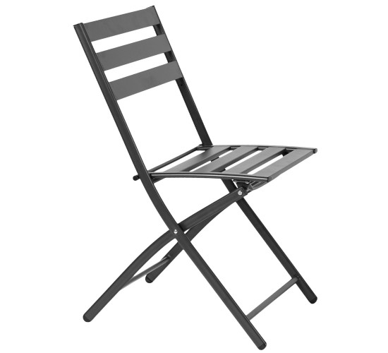Καρέκλα Πτυσσόμενη ArteLibre ARIES Μαύρο Μέταλλο 45x58x81cm