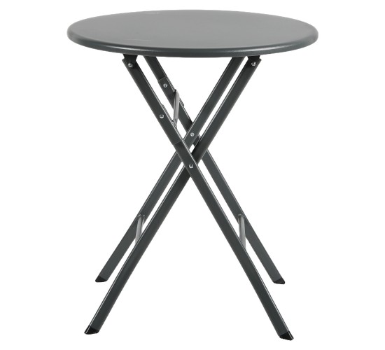 Τραπέζι Κήπου ArteLibre NOVA Μαύρο Μέταλλο Φ60x70cm