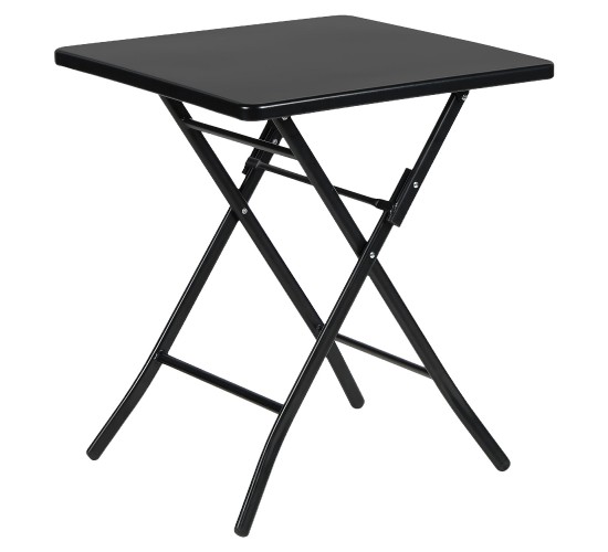 Τραπέζι Κήπου ArteLibre ASTRA Μαύρο Μέταλλο 60x60x70cm