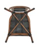 Καρέκλα Κήπου ArteLibre TULUM Καφέ/Ανθρακί Αλουμίνιο/Rattan 44x56x90cm