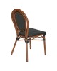 Καρέκλα Κήπου ArteLibre TULUM Καφέ/Ανθρακί Αλουμίνιο/Rattan 44x56x90cm