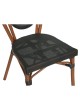 Καρέκλα Κήπου ArteLibre TULUM Καφέ/Ανθρακί Αλουμίνιο/Rattan 44x56x90cm