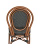 Καρέκλα Κήπου ArteLibre TULUM Καφέ/Ανθρακί Αλουμίνιο/Rattan 44x56x90cm