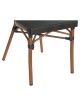 Καρέκλα Κήπου ArteLibre TULUM Καφέ/Ανθρακί Αλουμίνιο/Rattan 44x56x90cm
