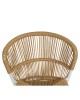 Καρέκλα Κήπου ArteLibre RIVIERA Λευκό/Φυσικό Αλουμίνιο/Rattan 57x61x79cm