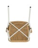Καρέκλα Κήπου ArteLibre RIVIERA Λευκό/Φυσικό Αλουμίνιο/Rattan 57x61x79cm