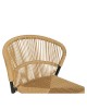 Καρέκλα Κήπου ArteLibre RIVIERA Μαύρο/Φυσικό Αλουμίνιο/Rattan 57x61x79cm