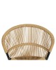 Καρέκλα Κήπου ArteLibre RIVIERA Μαύρο/Φυσικό Αλουμίνιο/Rattan 57x61x79cm