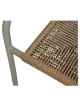 Πολυθρόνα Κήπου ArteLibre MOOREA Μπεζ/Φυσικό Αλουμίνιο/Rattan 58x56x79cm