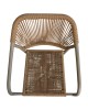Πολυθρόνα Κήπου ArteLibre MOOREA Μπεζ/Φυσικό Αλουμίνιο/Rattan 58x56x79cm