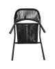 Πολυθρόνα Κήπου ArteLibre MOOREA Ανθρακί Αλουμίνιο/Rattan 58x56x79cm