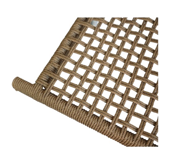 Πολυθρόνα Κήπου ArteLibre KINOSSA Λευκό/Φυσικό RATTAN Αλουμίνιο/Rattan 54x59x76cm