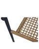 Πολυθρόνα Κήπου ArteLibre KINOSSA Ανθρακί/Φυσικό RATTAN Αλουμίνιο/Rattan 54x59x76cm