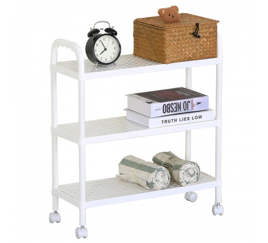 Ραφιέρα ArteLibre VIALA Με 3 Ράφια Λευκό Πλαστικό 51.5x20.6x60.9cm