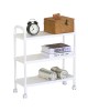 Ραφιέρα ArteLibre VIALA Με 3 Ράφια Λευκό Πλαστικό 51.5x20.6x60.9cm