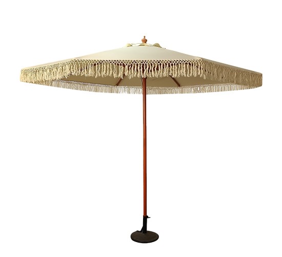 Ομπρέλα Κήπου ArteLibre KARENA Μπεζ/Φυσικό Ξύλο/Polyester Φ3x2.50m