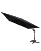 Ομπρέλα Κήπου ArteLibre VALENA Μαύρο/Γκρι Αλουμίνιο/Polyester Φ3x3m
