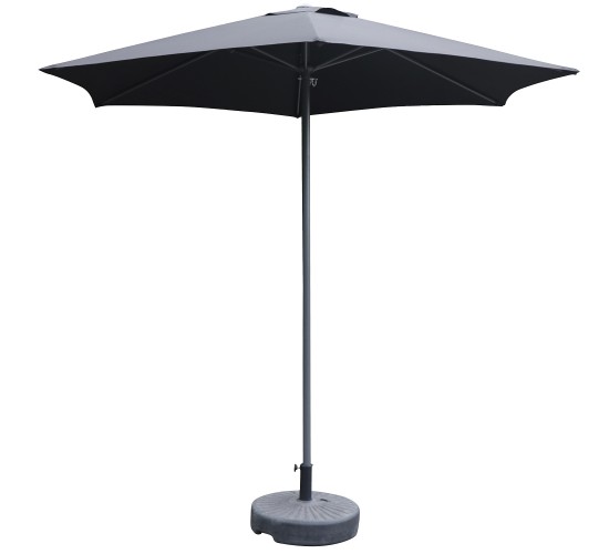 Ομπρέλα Κήπου ArteLibre MELIORE Ανθρακί/Γκρι Αλουμίνιο/Polyester Φ2.5x2.36m