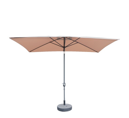 Ομπρέλα Κήπου ArteLibre ARONA Μόκα/Ανθρακί Αλουμίνιο/Polyester 3x2x2.53m