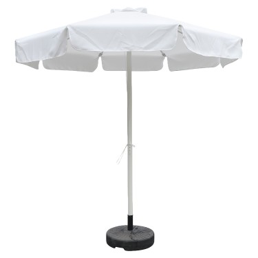 Ομπρέλα Κήπου ArteLibre SALVIA Εκρού/Λευκό Αλουμίνιο/Polyester Φ2.2x2.5m