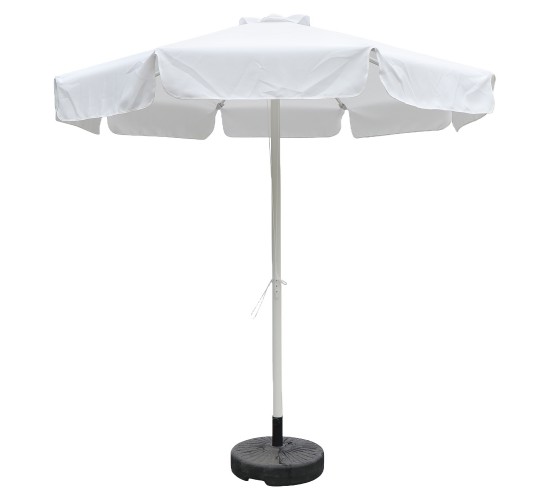 Ομπρέλα Κήπου ArteLibre SALVIA Εκρού/Λευκό Αλουμίνιο/Polyester Φ2.2x2.5m