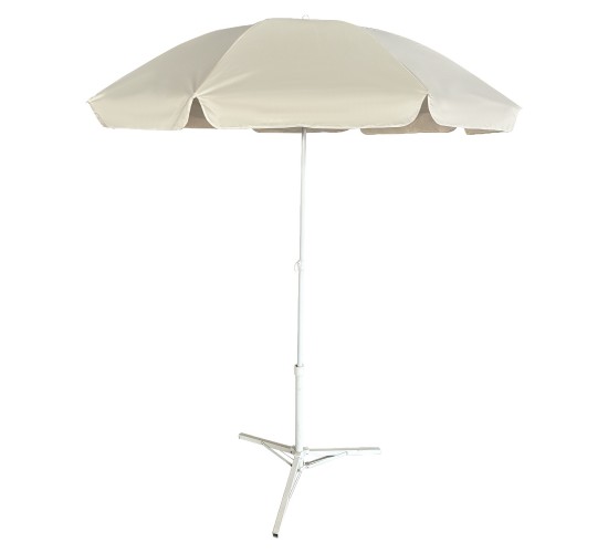 Ομπρέλα Παραλίας ArteLibre VENTRA Μπεζ/Λευκό Αλουμίνιο/Polyester Φ2m
