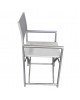 Καρέκλα Σκηνοθέτη ArteLibre TERALLIS Γκρι Ανοιχτό Ύφασμα/Αλουμίνιο 56x48x86cm