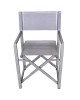 Καρέκλα Σκηνοθέτη ArteLibre TERALLIS Γκρι Σκούρο Ύφασμα/Αλουμίνιο 56x48x86cm