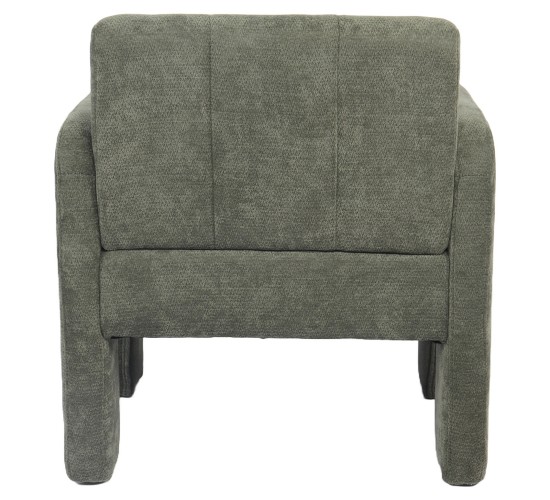 Πολυθρόνα ArteLibre VELORA Πράσινο Ύφασμα/Ξύλο 75x68x69cm